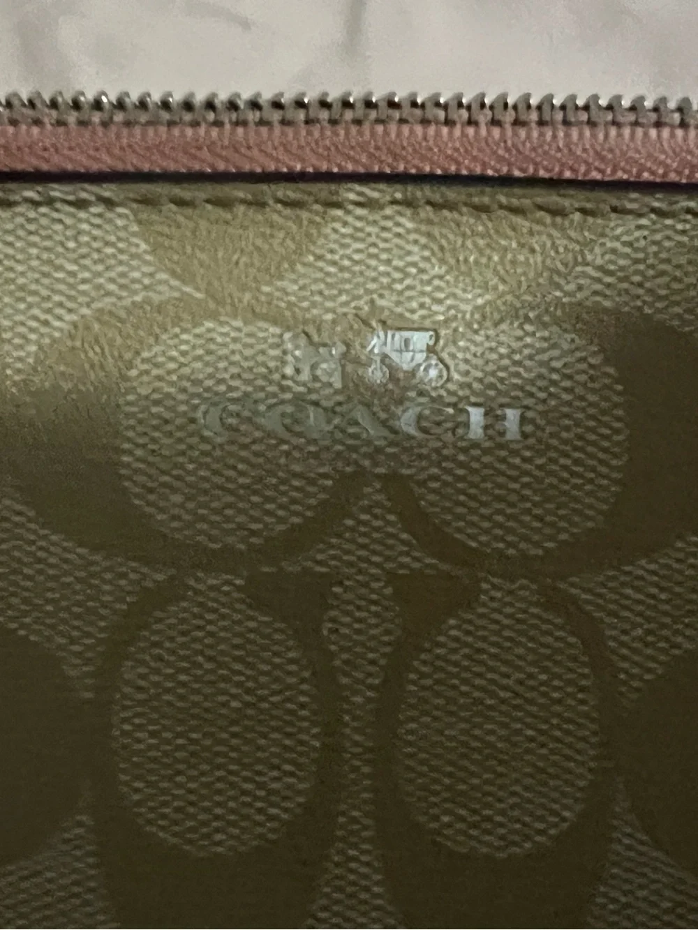 Coach sleek wristlet